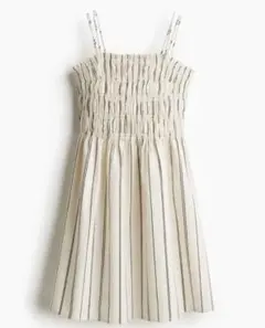 H＆M シャーリングトップコットンワンピースのサムネイル