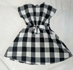 値下げ！セラフ　夏　120 ワンピース　チェック
