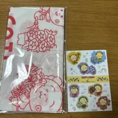 コジコジ×はなびより　てぬぐいとブロマイド
