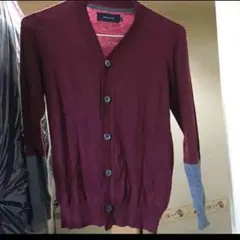 ボルドー ニット