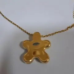 ゴールド(メッキ) クマ型ペンダント ネックレス