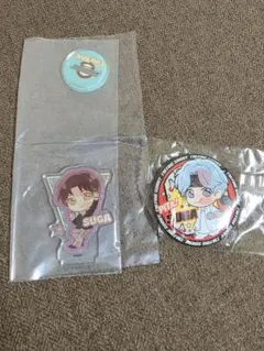 TinyTAN SUGA アクリルスタンド＆缶バッジセット