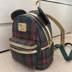 値下げ不可】loungefly フロリダ ミッキー 編み込み バックパック 