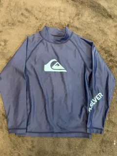 QUIKSILVER 長袖ラッシュガード 120 ネイビー