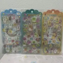 【正規品】 ドロップジェリーシール おぱんちゅうさぎ んぽちゃむ 3枚セット