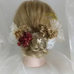 【即購入OK】振袖にも！成人式 髪飾りセット 前撮り 豪華 水引