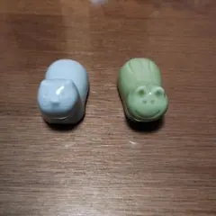 箸置きセット 猫 蛙　有田焼 華山窯