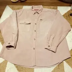 Supreme washed corduroy shirt dusty pink