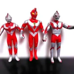 ウルトラマン ユタカ　ゼアス　初代ウルトラマンAタイプ　フィギュア 3体セット