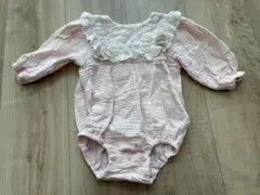 cottoli コトリ　レース　長袖ロンパース　女の子　80