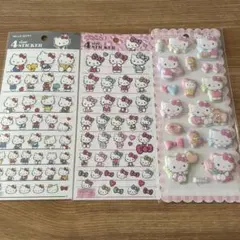 ハローキティ キャラクターシール 3セット