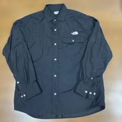 THE NORTH FACE ボックスシャツ Lブラック