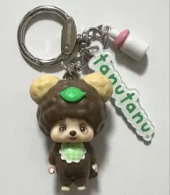 韓国限定 モンチッチ メガボックス PVC キーホルダー 3 タヌタヌ
