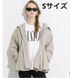 coca UVカットタックペプラムパーカー グレージュ Sサイズ 2026のサムネイル