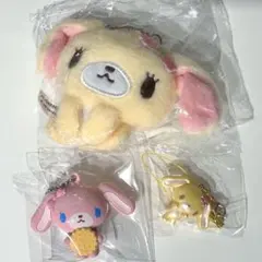 シュガーバニーズ ぬいぐるみキーホルダー はなうさ ももうさ