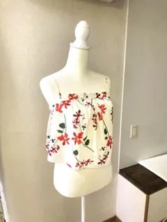 花柄スリーブレスキャミソールのサムネイル
