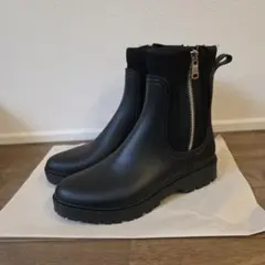 EDWIN レインブーツ サイドゴアブーツ ブラック 黒 23.5cm 24cmのサムネイル