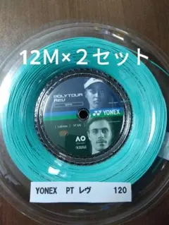 YONEXポリツアーレブ120 12Ｍ×２セット