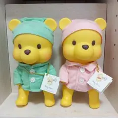 BabyPooh　くまのプーさん　ソフビ　フィギュア　パジャマ　計2個セット