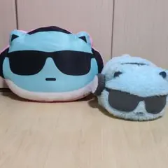 BLUE HAMHAM クッション ぬいぐるみ 2点セット ブルーハムハムのサムネイル