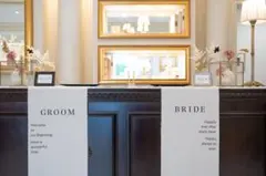 結婚式受付 タペストリー ウェルカムスペース