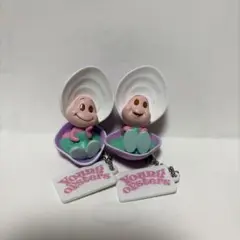 東京ディズニー限定ヤングオイスターフィギュアキーチェーンマーメイドラグーン