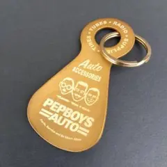 真鍮製 PEPBOYS 靴ベラ キーホルダー シューホーン