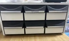 カセットテープ収納ケース TCR-90 2段引き出し 昭和レトロ - メルカリ