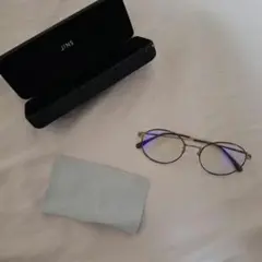 JINS ブルーライトカット メガネ ラウンド LMF-19A-015AE