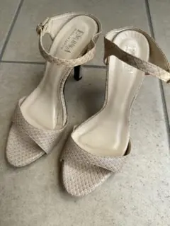 ESPERANZA エスペランサ　パイソン柄　サンダル