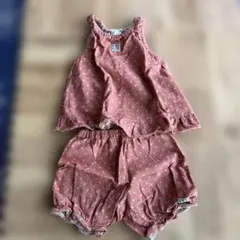 bebe reduction セットアップ ピンク ドット柄