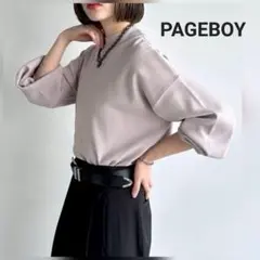 PAGEBOY/ページボーイ ハイネックボリュームニット