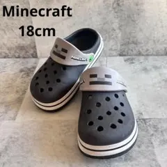 【Minecraft】マイクラ サンダル 18cm 男の子 軽量 黒 ブラック