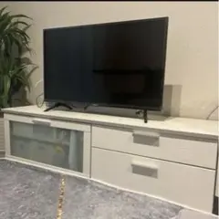 S190 ⭐ NITORI ニトリ ローボード ポスティア ホワイト 幅125cm USED