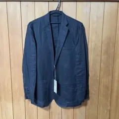 無印良品　フレンチリネン ジャケット ダークグレー Mサイズのサムネイル