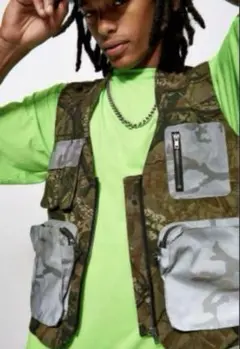 Jaded London Camo Military Vest カモフラベスト