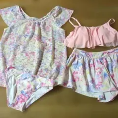 ナチュラルビューティー水着4点セットのサムネイル