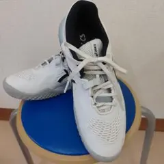 【美品】ASICS 硬式テニスシューズ (オムニ・クレー用)25.5cm