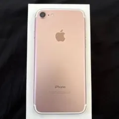 iPhone7 32GB ローズゴールド バッテリー81% 初期化済
