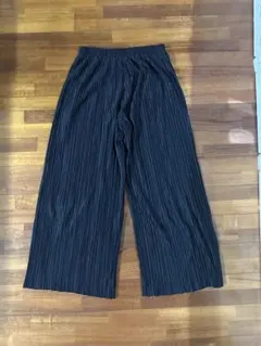 ストライプ 黒 パンツ Mサイズ