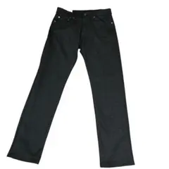 ストレートパンツ　ダークグレー　M 裏起毛　ストレッチ　また下丈76㎝