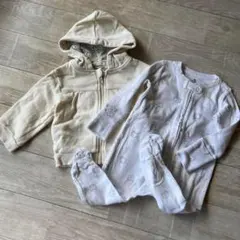 カバーオール　2枚セット　 70　GAP ロンパース