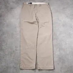 ポロバイ ラルフローレン W35 ポロチノ チノパン 古着 ベージュ 19899