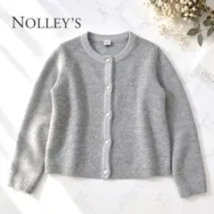 美品 ノーリーズ 2万円 チュールフラワージャケット ブラウス NOLLEY'S