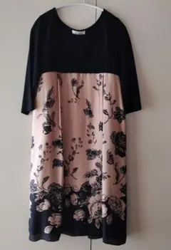 Milktea マタニティ　産前産後　授乳服 　ワンピース 花柄