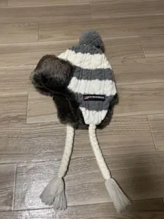 DC SHOECO ニット帽 ボンボン KNIT FLIGHT BEANIE