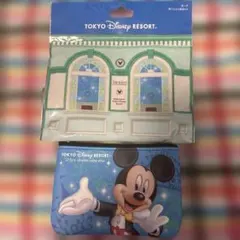 東京ディズニーリゾート　チケット柄　ポーチ　ミッキーマウス