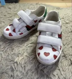 GUCCI ハート シェリーライン スニーカ　29(約19cmのサムネイル