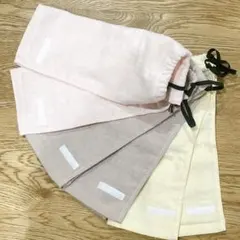 黒ゴムタイプ6枚　一重　タオルエプロン　おりこうタオル　おりこうエプロン　保育園