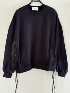 shiki tokyo オーバーサイズサイドレースバルーンスウェット　M